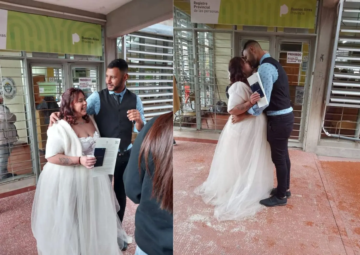 Se casaron Leandro y Florencia
