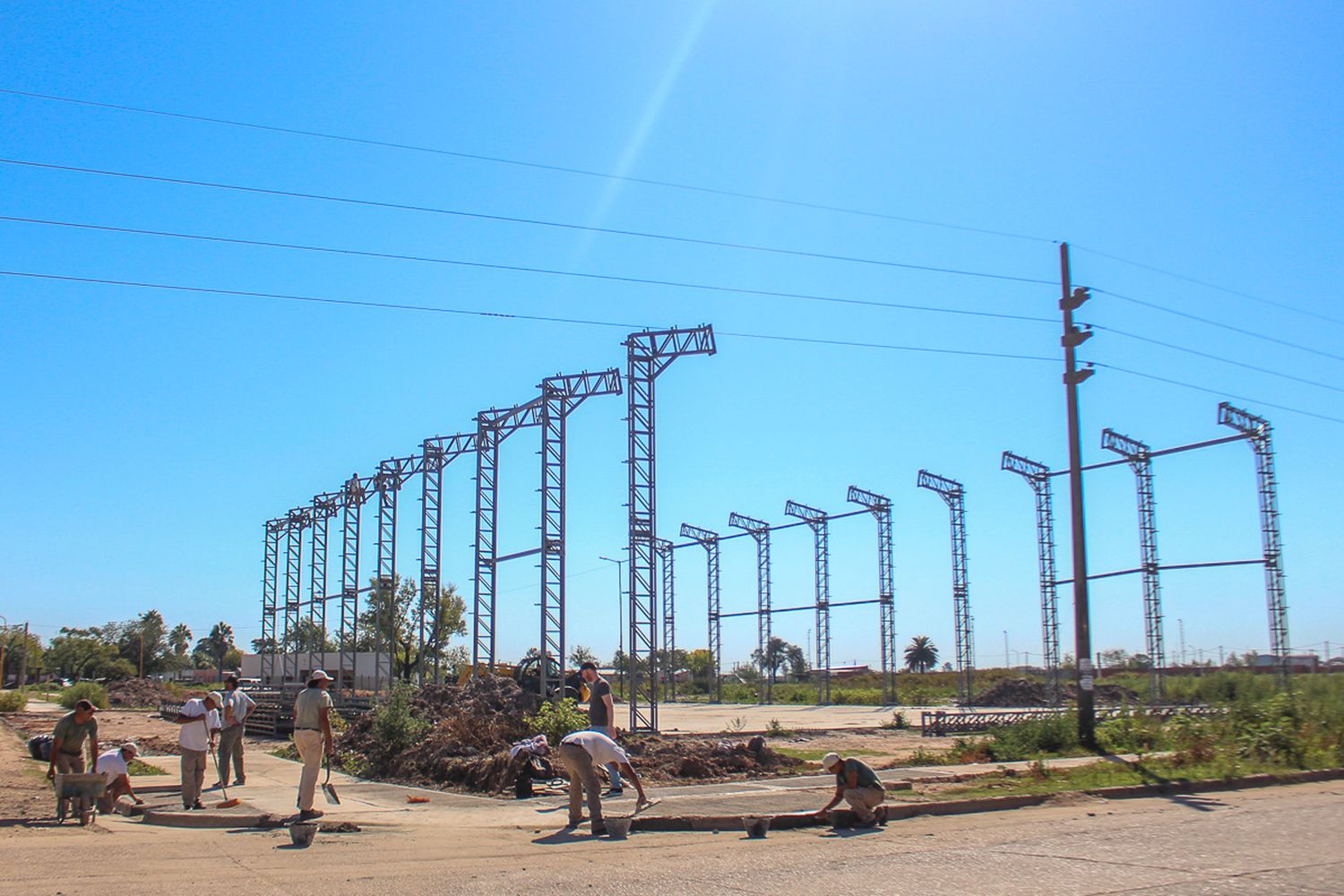 Avanza la obra de construcción del Polideportivo Norte