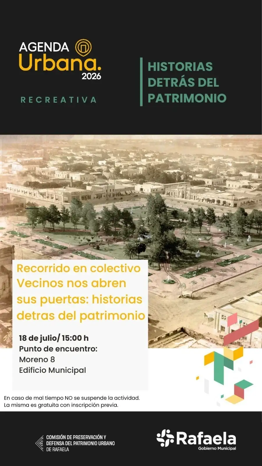 Rafaela invita a descubrir las historias detrás de su patrimonio con un recorrido por viviendas históricas