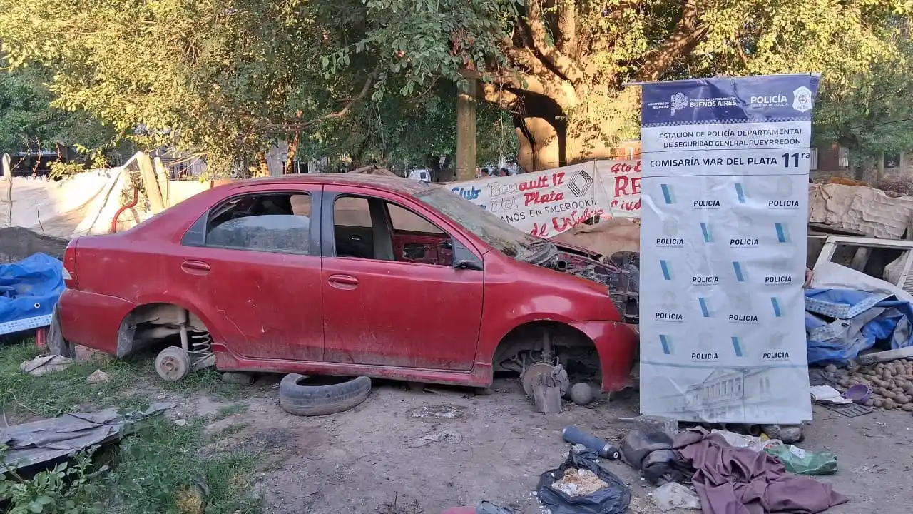 Allanamiento, autos robados y cinco imputados por un robo agravado