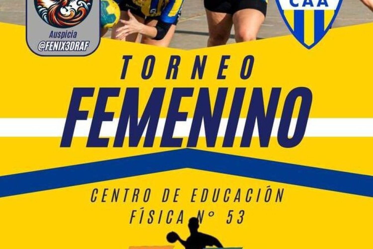 Torneo de handball en el CEF 53