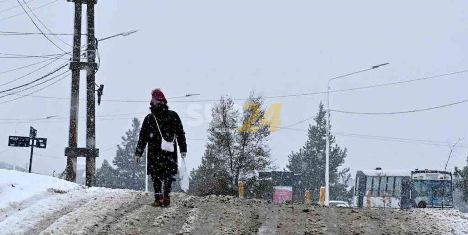 Bariloche se tiñó de blanco con su primera nevada de invierno