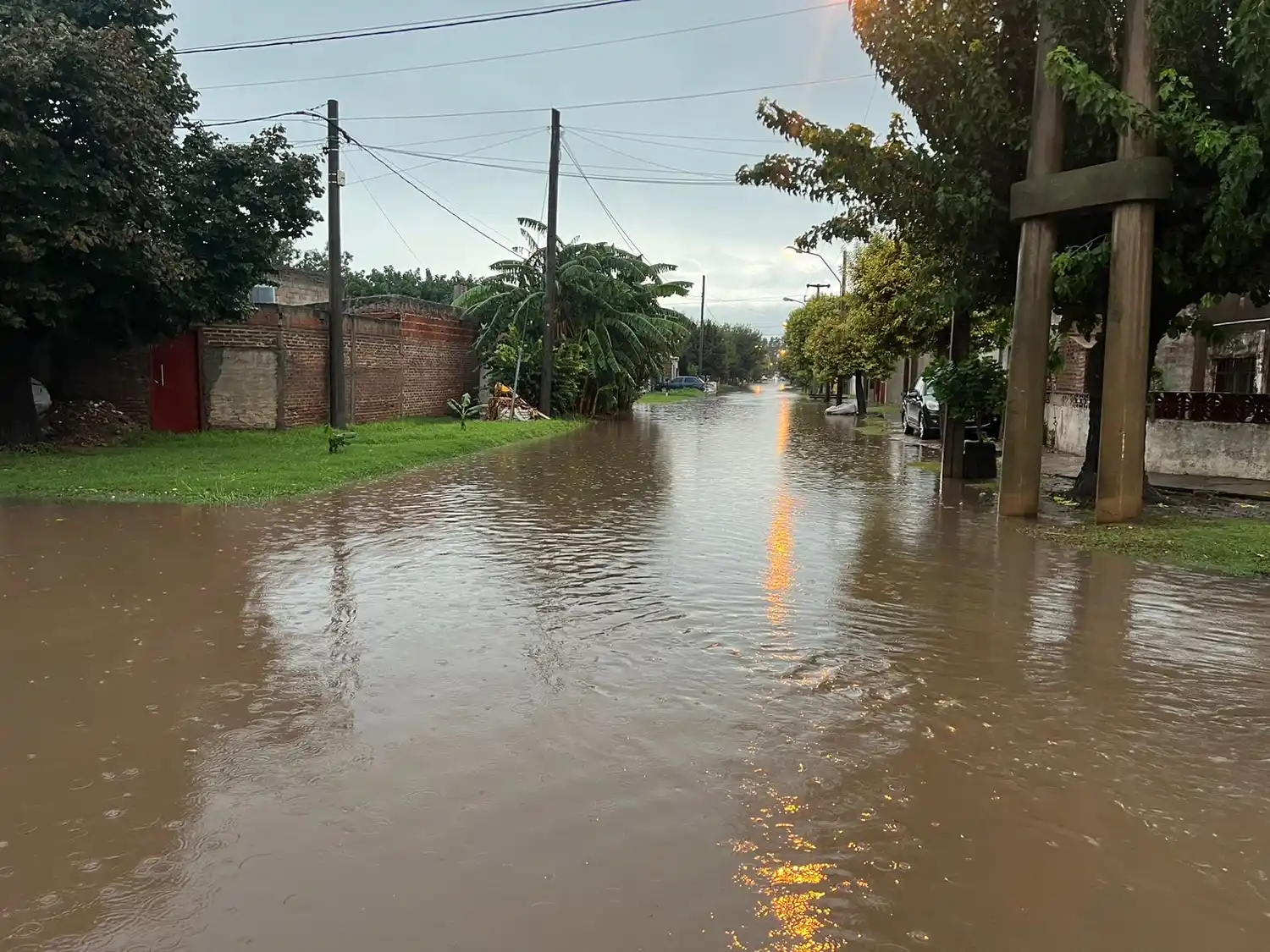 Así está el barrio Los Aromos