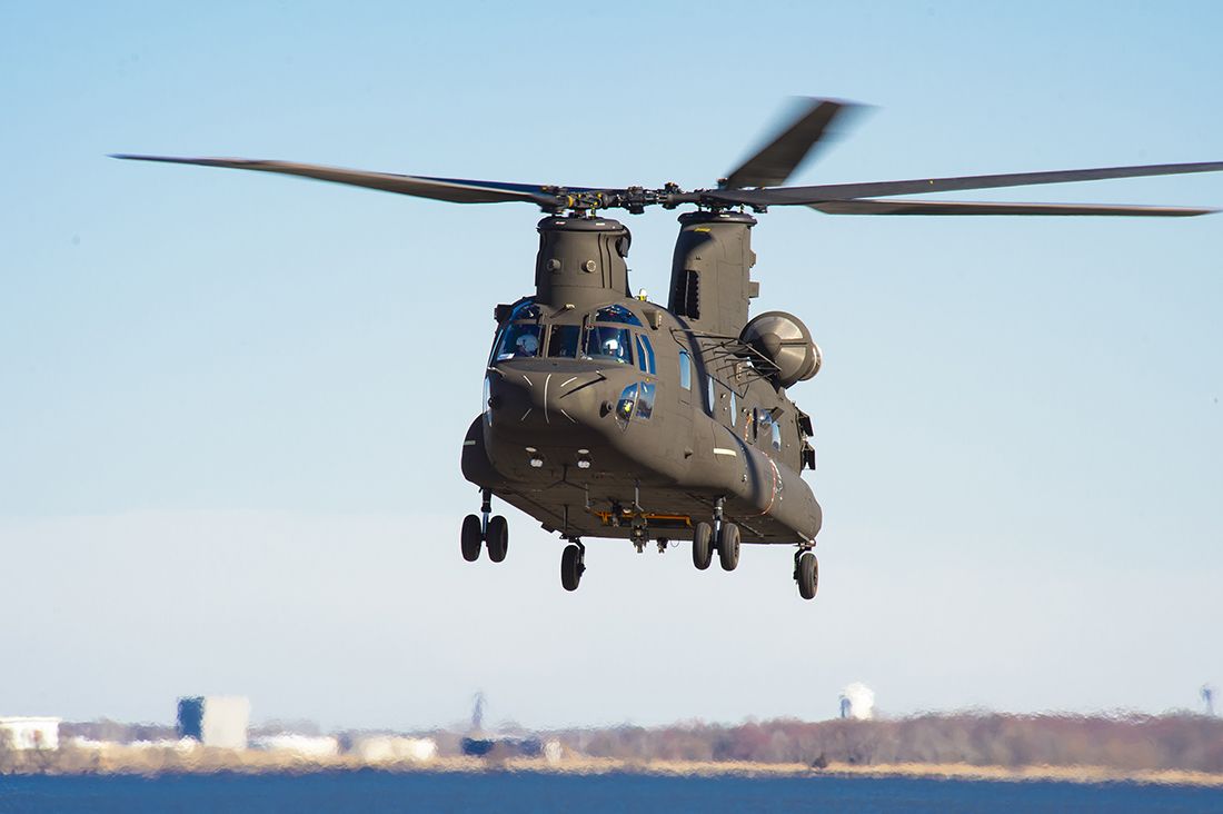 El primer CH-47F Chinook Block II de serie va tomando forma
