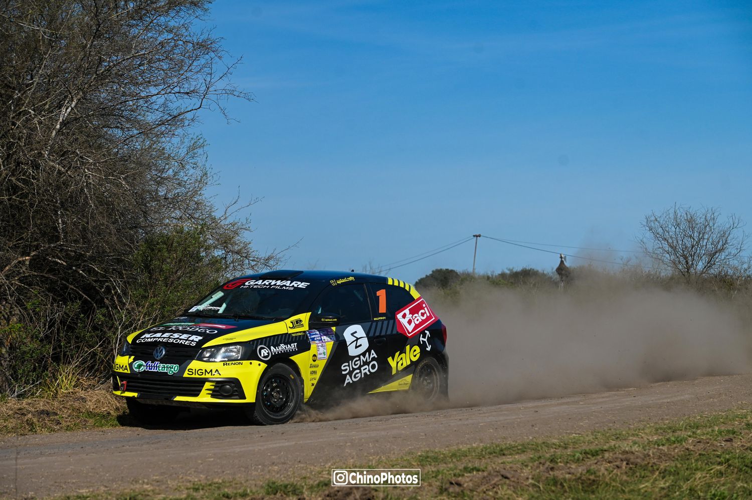 Guilermo Piton-Juan Capurro otra vez en lo más alto del podio. Los gualeguayenses dieron una muestra cabal del perfecto funcionamiento de hombre- máquina. A la fiesta  del Grupo BACI se sumó nada menos que Omar "Gurí" Martínez