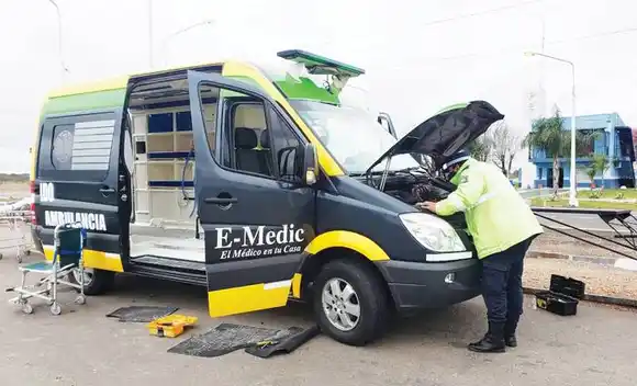 Intentó ingresar a la provincia con una ambulancia adulterada