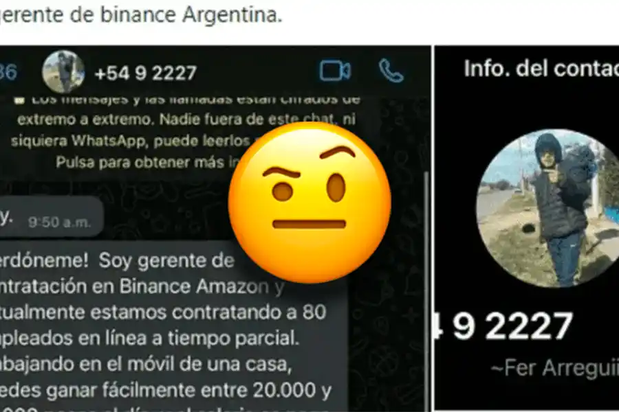 Insólito: dijo ser el gerente de una exitosa empresa financiera, pero su peculiar foto de perfil lo "arruinó"
