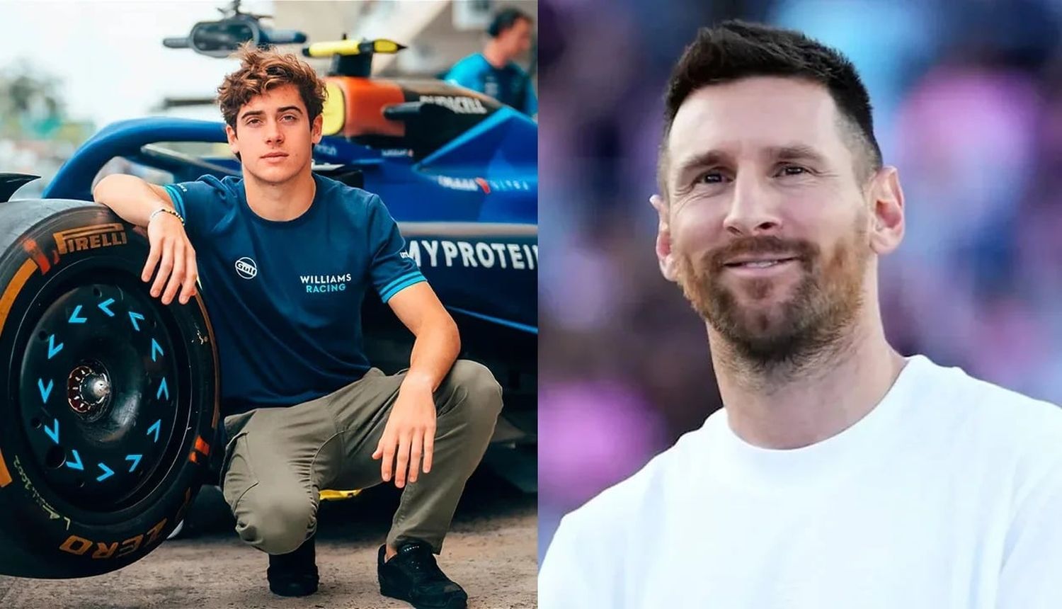 Colapinto y su esperado encuentro con Messi: un lazo que trasciende el automovilismo