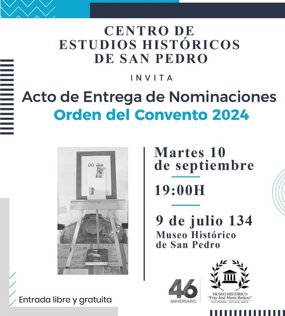 El martes se conocerán los candidatos para la Orden del Convento