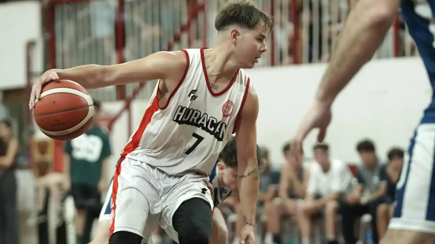 Punto alto. En el plantel de Huracán, Brian Milobara