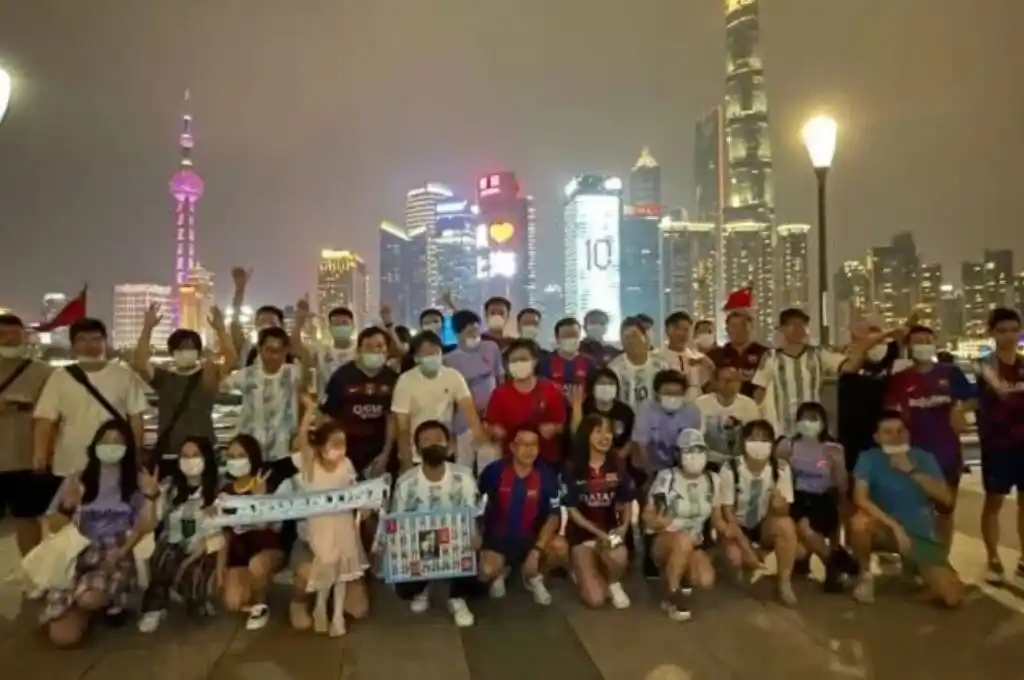 Messi fue homenajeado en China por la obtención de la Copa América
