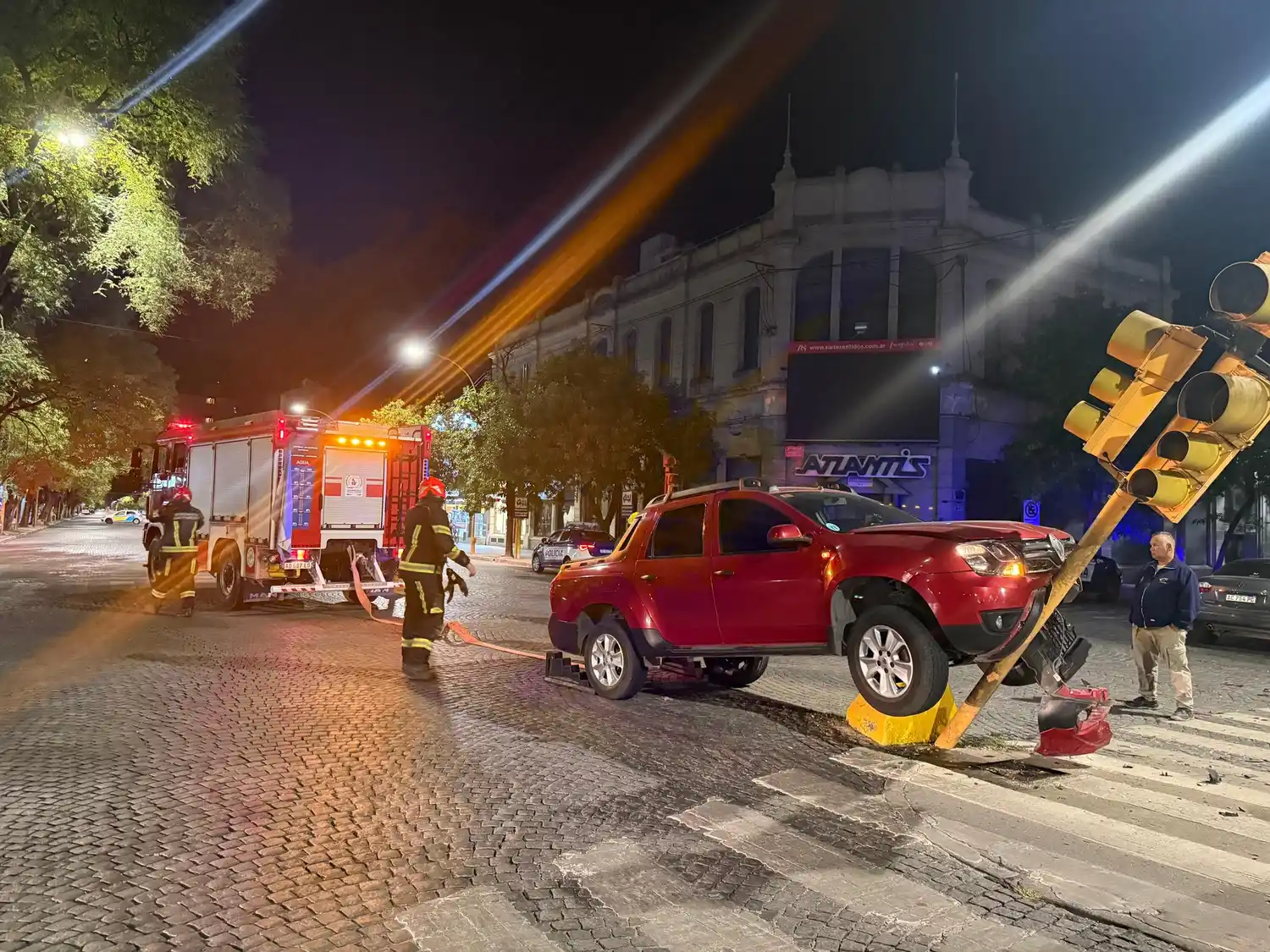 Ocurrió en Bv. 25 de Mayo y Moreno y no hubo heridos.