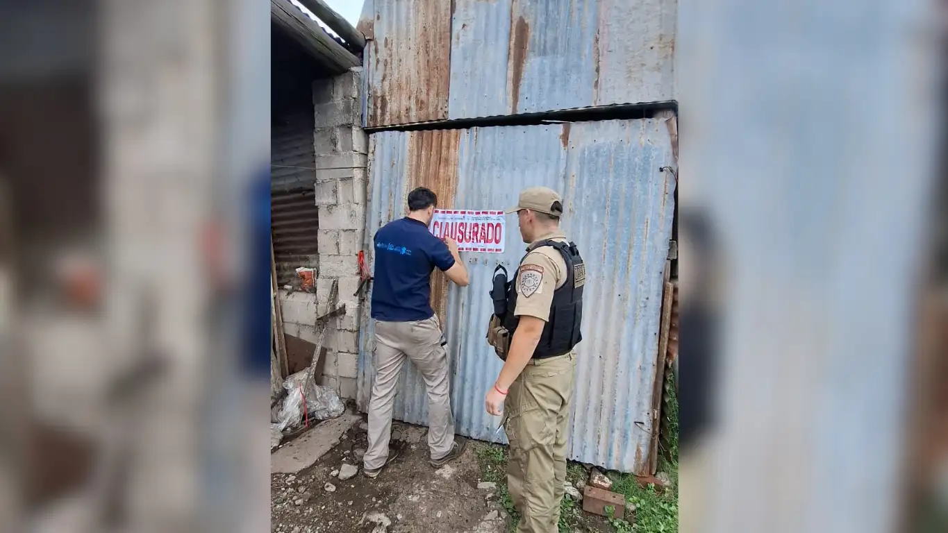 El lugar fue clausurado.
