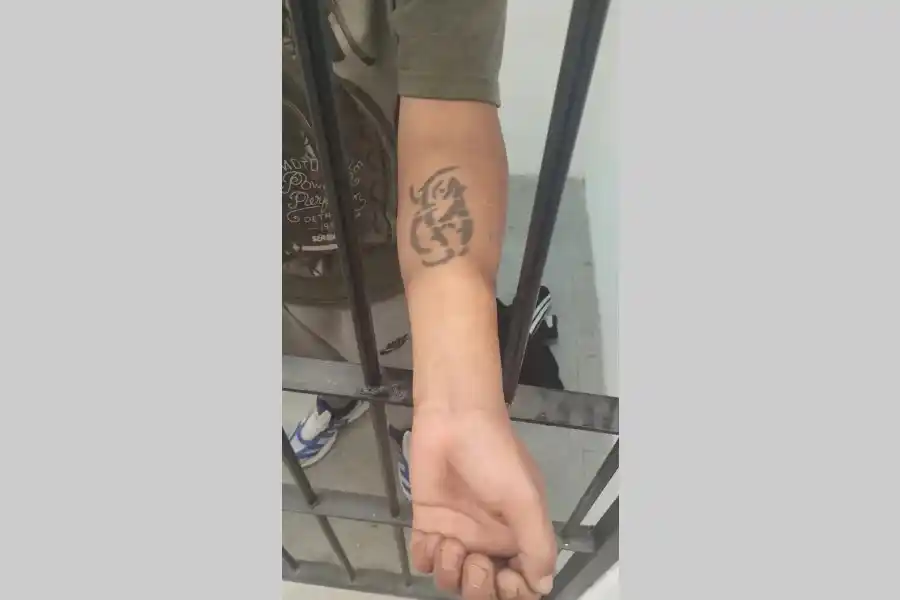 El tatuaje que sirvió para identificarlo