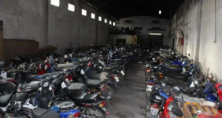 Remate de motos: “Será a mediados de junio”