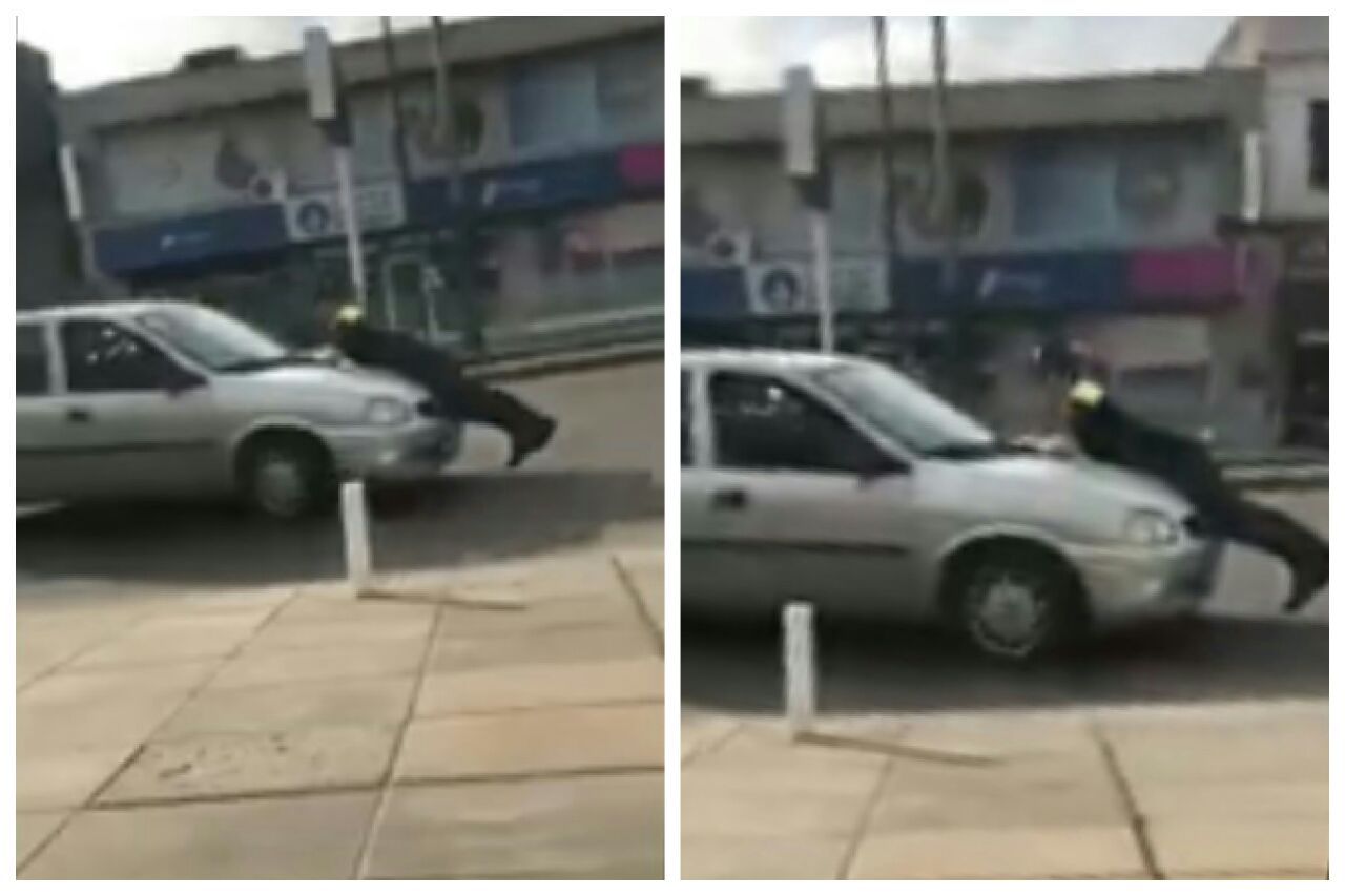 Arrastró 200 metros a un agente de tránsito en Lomas de Zamora: "Nunca me pasó esto"