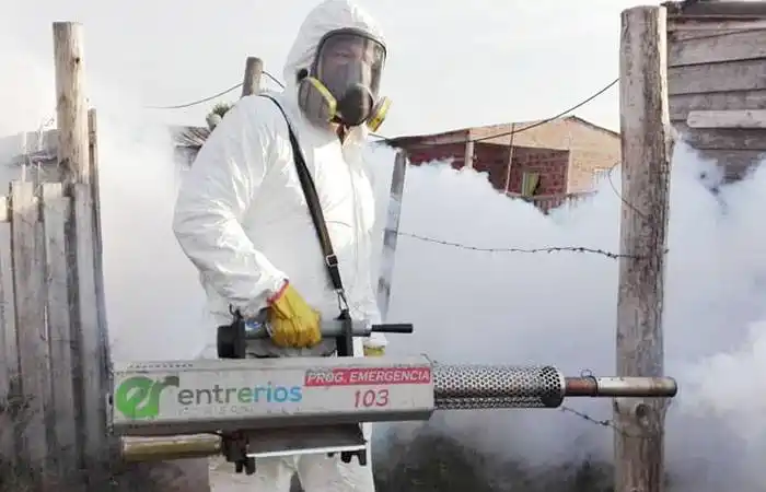 Cronograma semanal de  fumigaciones barriales