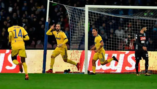Higuaín mojó y festejó ante sus ex hinchas y le dio el triunfo a la Juve frente a Napoli