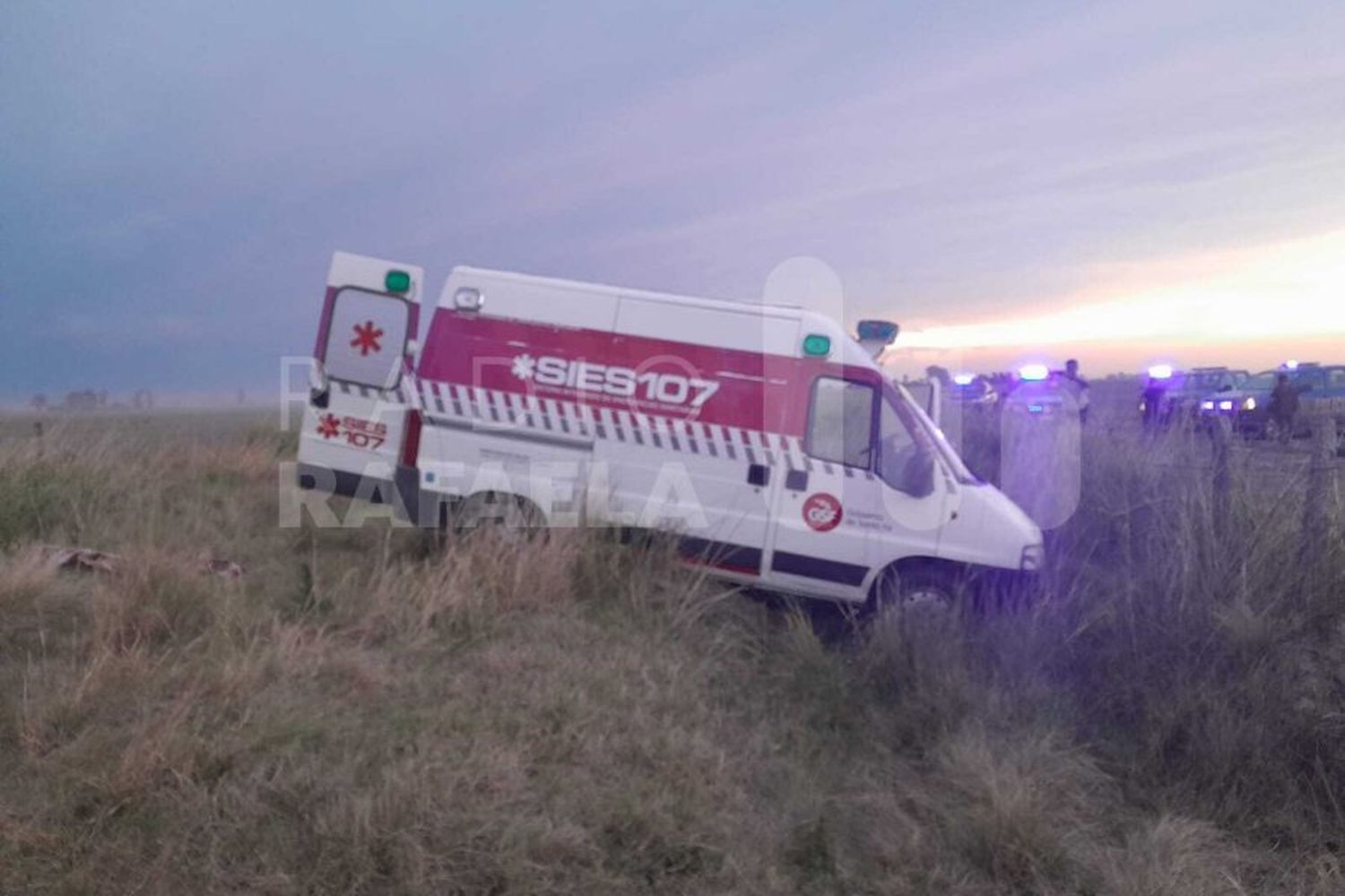 Un médico sacó la ambulancia sin autorización y sufrió un accidente: estaba en estado de ebriedad