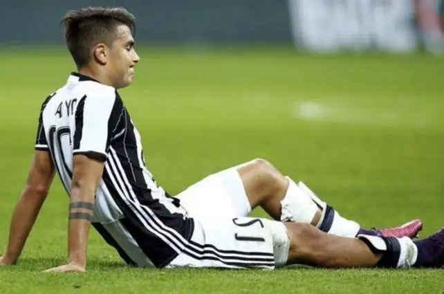 Juventus dio detalles de la lesión de Paulo Dybala