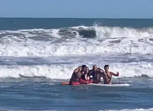 Rescate de turistas en Dunamar