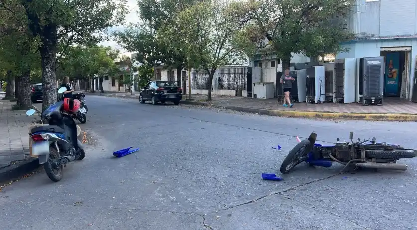 El accidente fue en la esquina de Córdoba y Gerónimo del Barco.