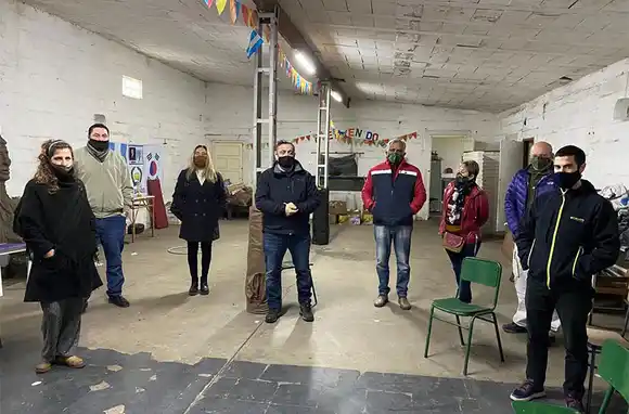 Tras los reclamos, Oroquieta se reunió con los vecinos del barrio Las Dalias