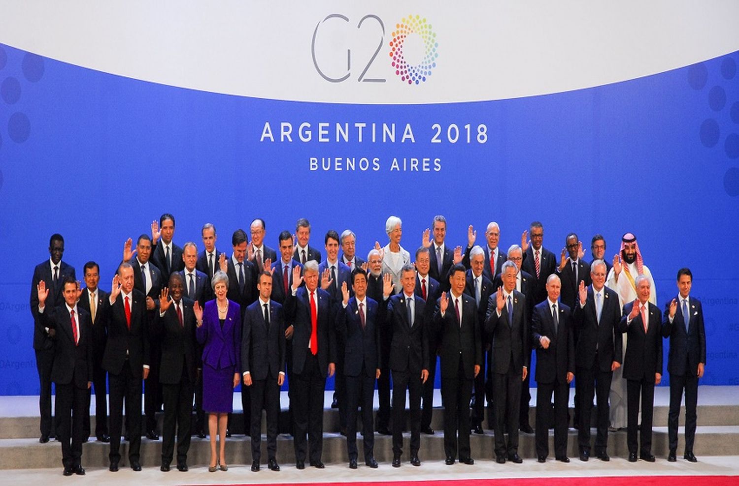 Macri: “Estamos realmente en el mundo, que nos ha dado un lugar”