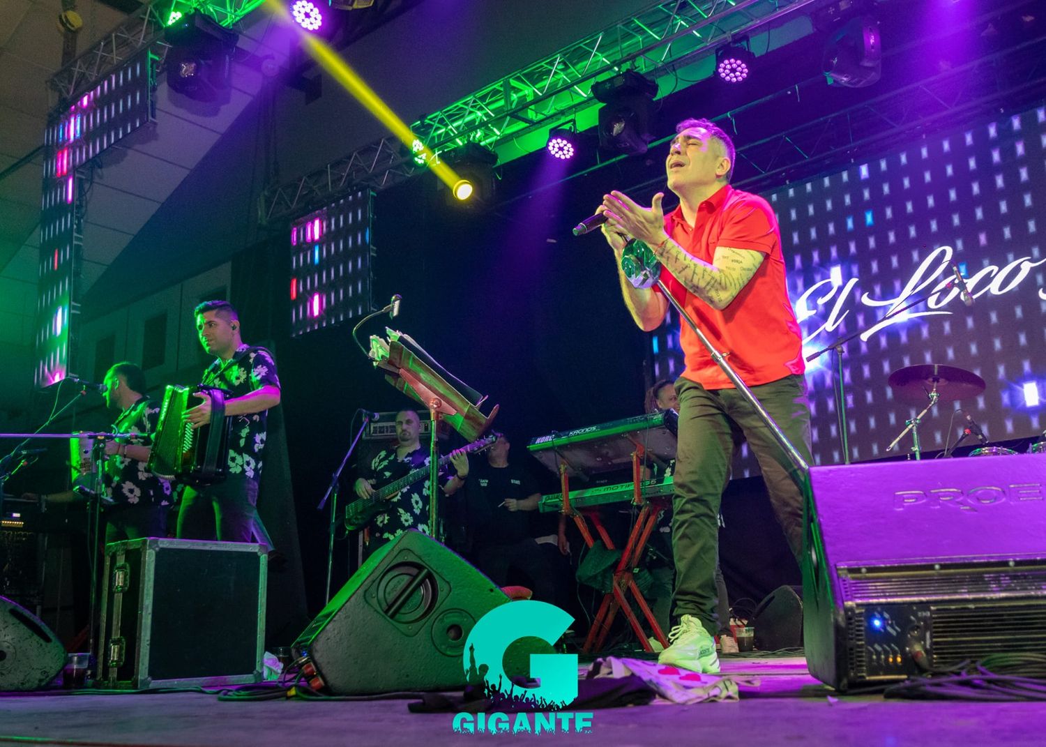 Cristian Amato en vivo (gentileza Bomberos)