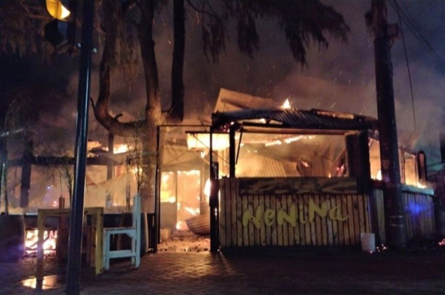 Incendio en el bar Nenina