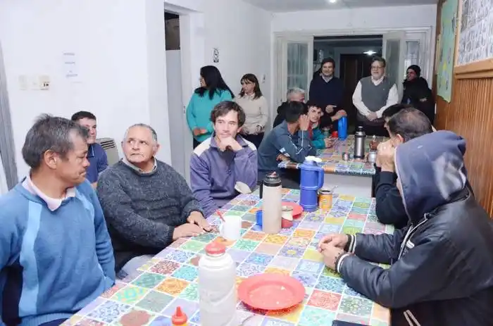 Un trabajo social y de contención para  las personas en situación de calle