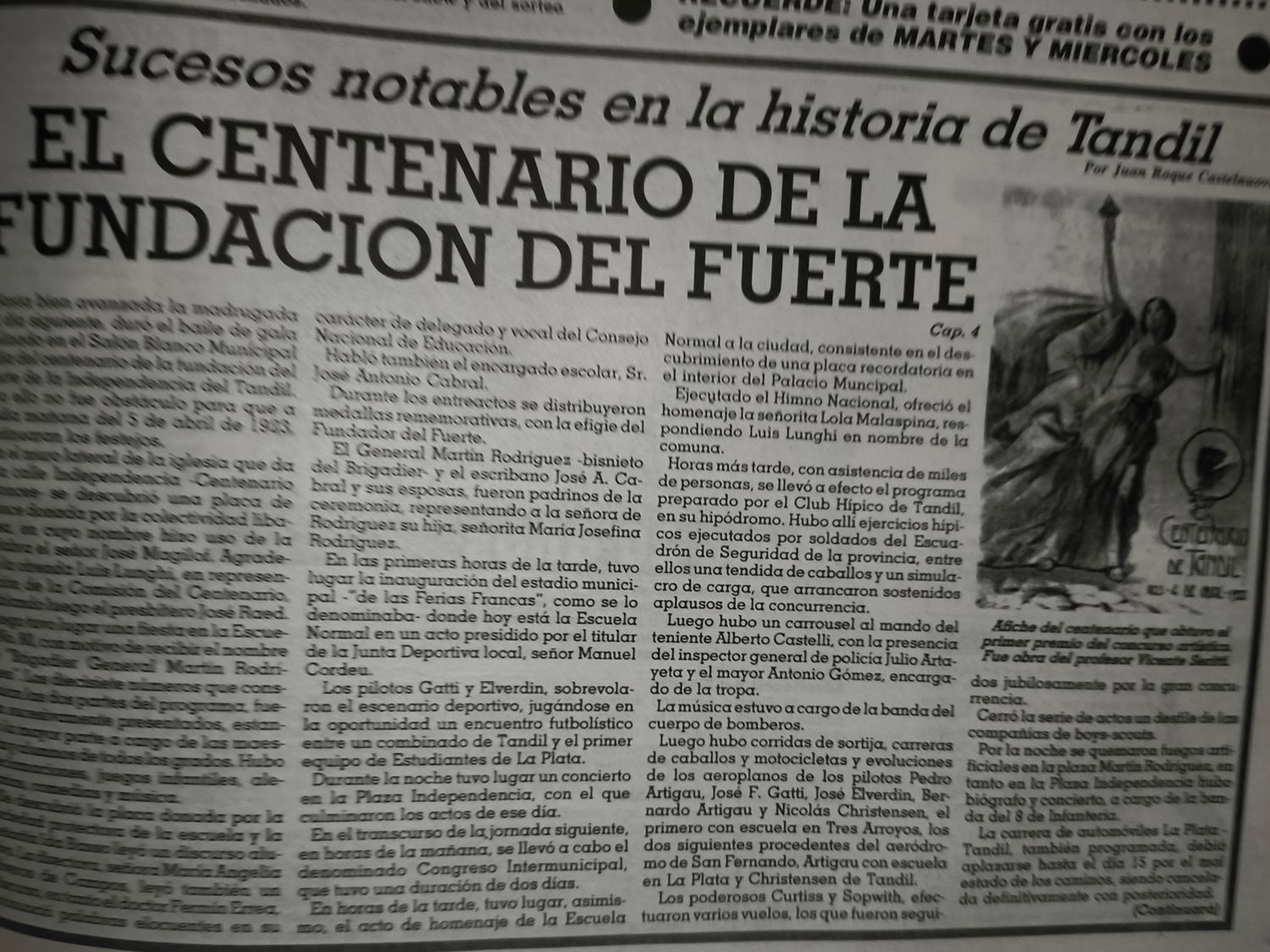 El centenario de la Fundación del Fuerte - Cap. 4.