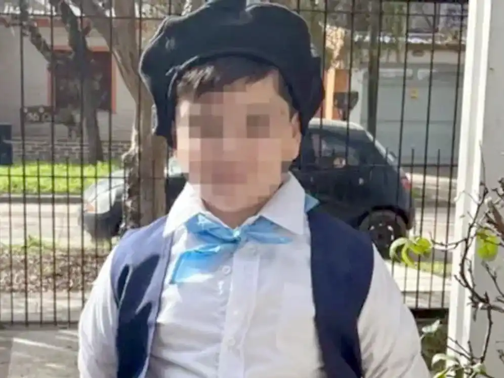 Bastián Jerez, el niño que sufrió un grave accidente en Pinamar.