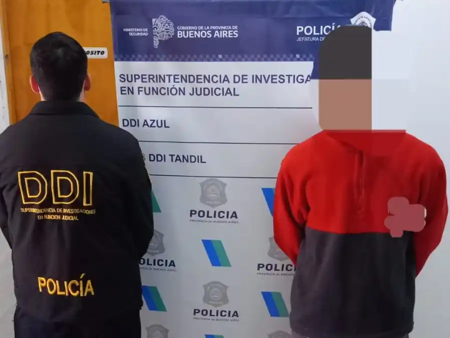 El momento de la detención de Tejo, en noviembre de 2023.