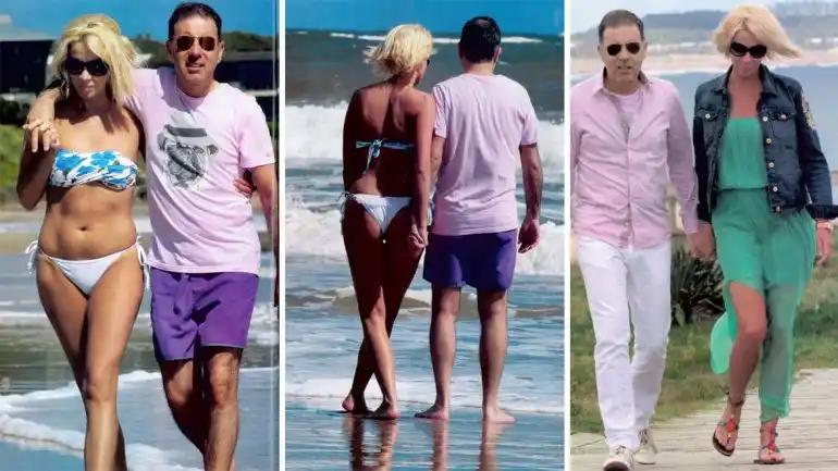 Doman se reconcilió con Carolina y se fueron de fiesta 