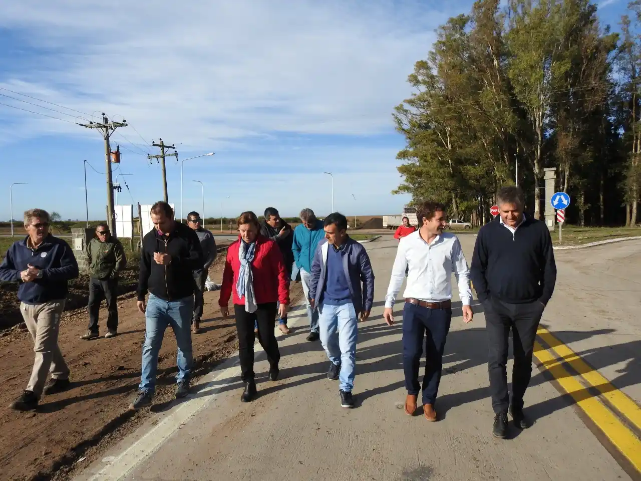 Autoridades provinciales, nacionales y municipales recorrieron el acceso a la Aldea San Antonio