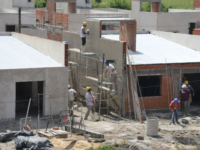 Avanza a buen ritmo la construcción de las 156 viviendas en Sans Souci