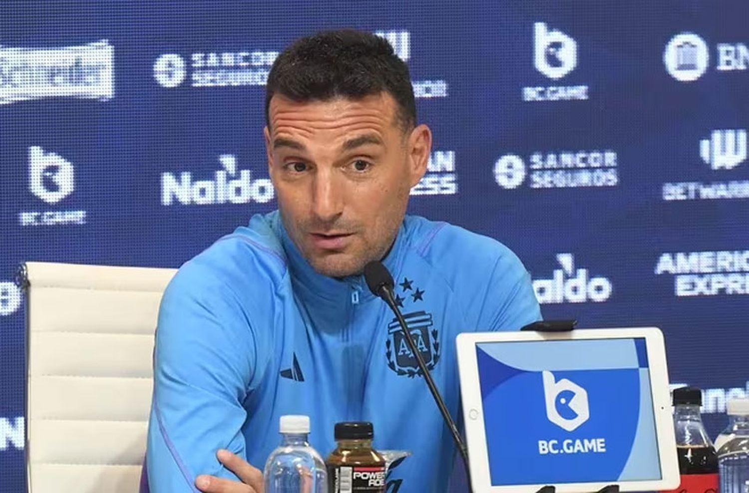 Scaloni, en la previa del duelo de Argentina ante Uruguay: «Messi entrenó con normalidad y está en condiciones»