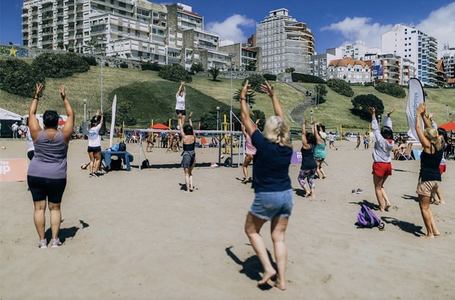 Se inauguró la Playa Deportiva en Varese con actividades libres y gratuitas