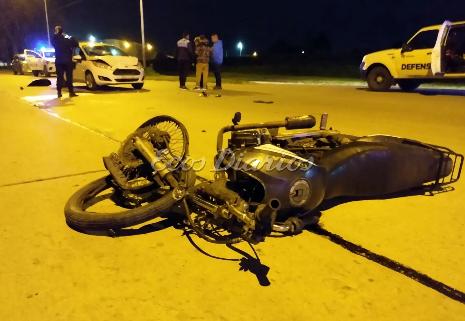 Cuatro heridos en accidentes de tránsito