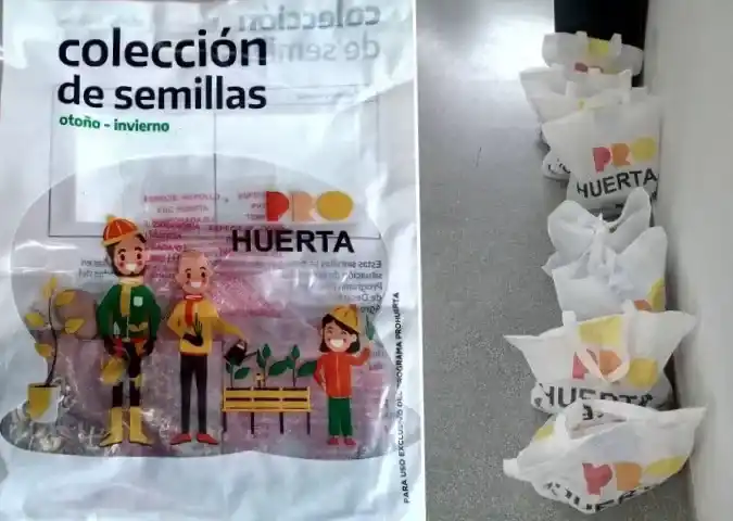 Cronograma de entrega de semillas del Pro Huerta