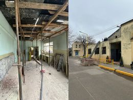 Comenzaron las obras de mejoras en la escuela Nº 9 Leopoldo Herrera