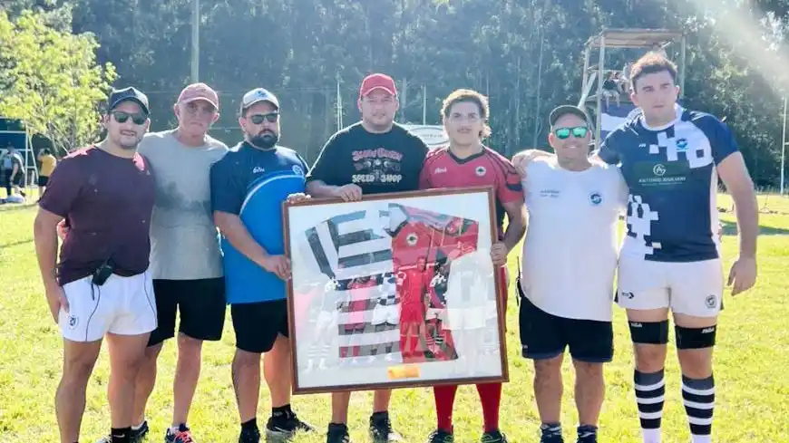 Jornada de clásico y emotivo homenaje en el rugby concordiense