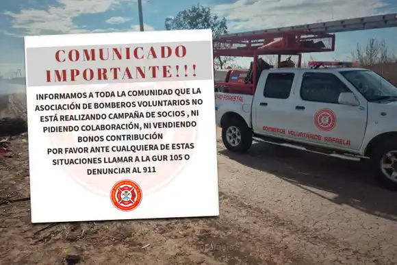 Bomberos Voluntarios alertaron por intentos de estafa en Rafaela y pidieron denunciar casos sospechosos