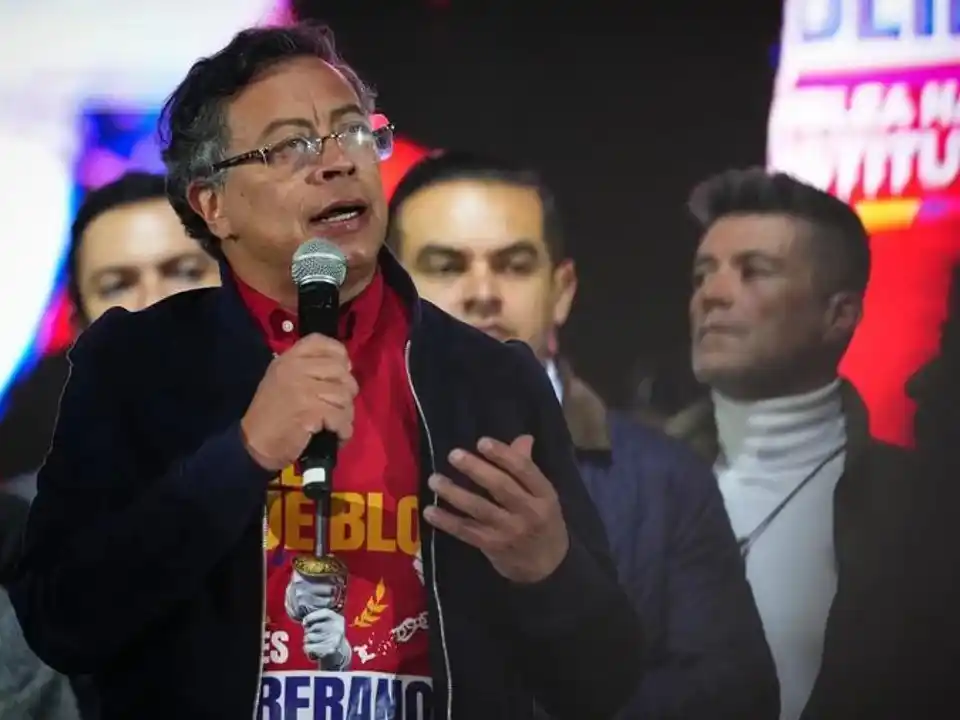 Gustavo Petro convocó a una marcha para defender la soberanía de Colombia. Foto: Agencia NA (Xinhua)