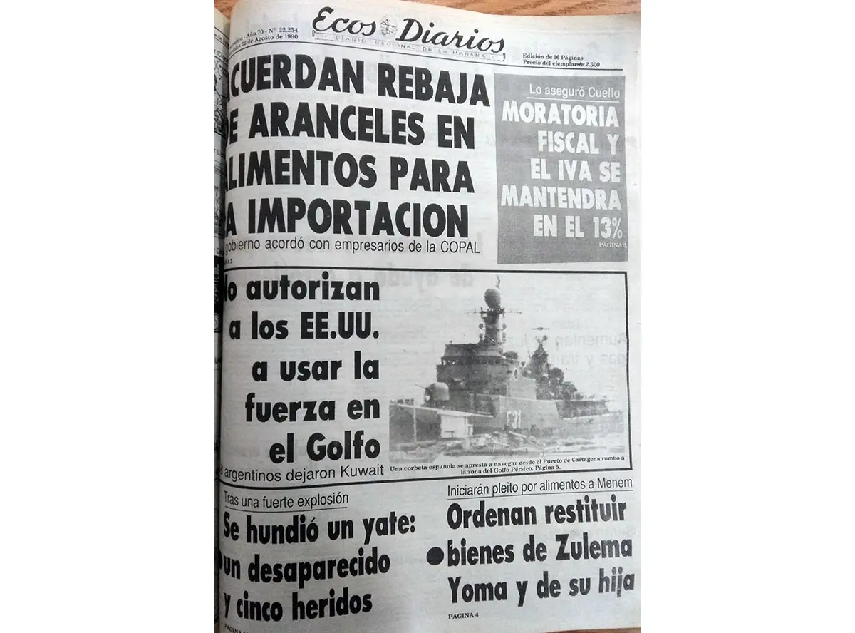 Miércoles 22 de agosto de 1990