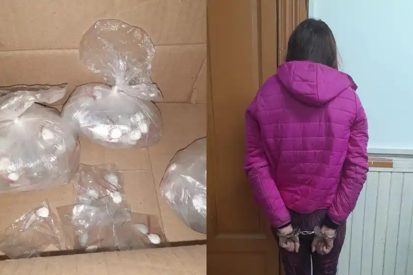 Ocuparon la casa de un detenido y sorprendieron a una joven con más de 150 envoltorios de droga