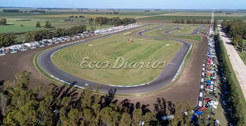 La pista del autódromo del Club Independiente de San Cayetano