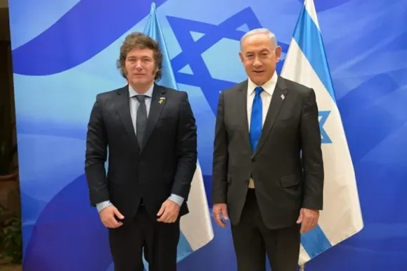 Milei se comunicó con Netanyahu para transmitirle su apoyo en pleno fuego cruzado con Irán