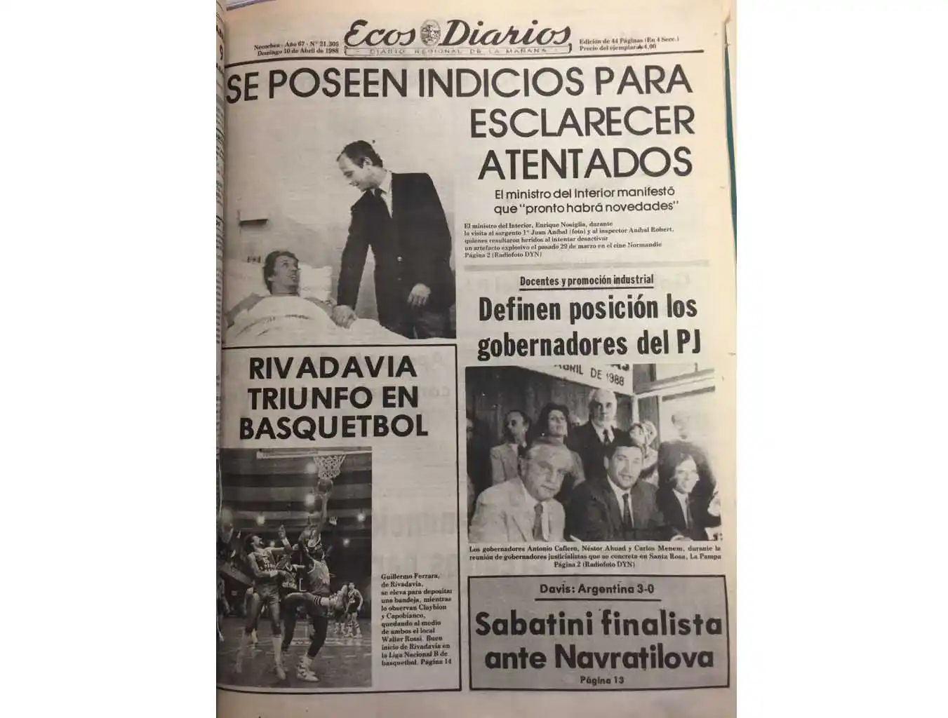 Domingo 10 de abril de 1988